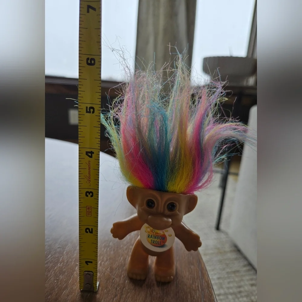Lot 5 Russ Vintage Treasure Rainbow Troll Dolls Wishstone 90s Retro Nostalgia - Picture 3 of 10